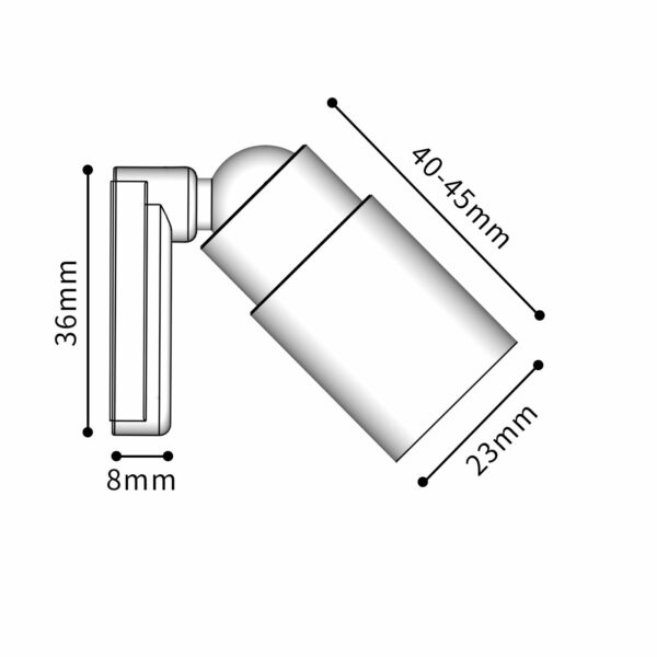 Mini Spot Aimanté LUB7523-P-3W – Image 2