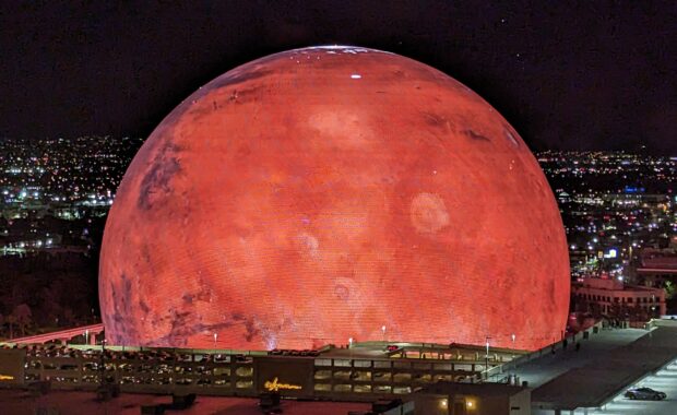 The Sphere montrant Mars