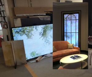 Ecran avec verre et sans