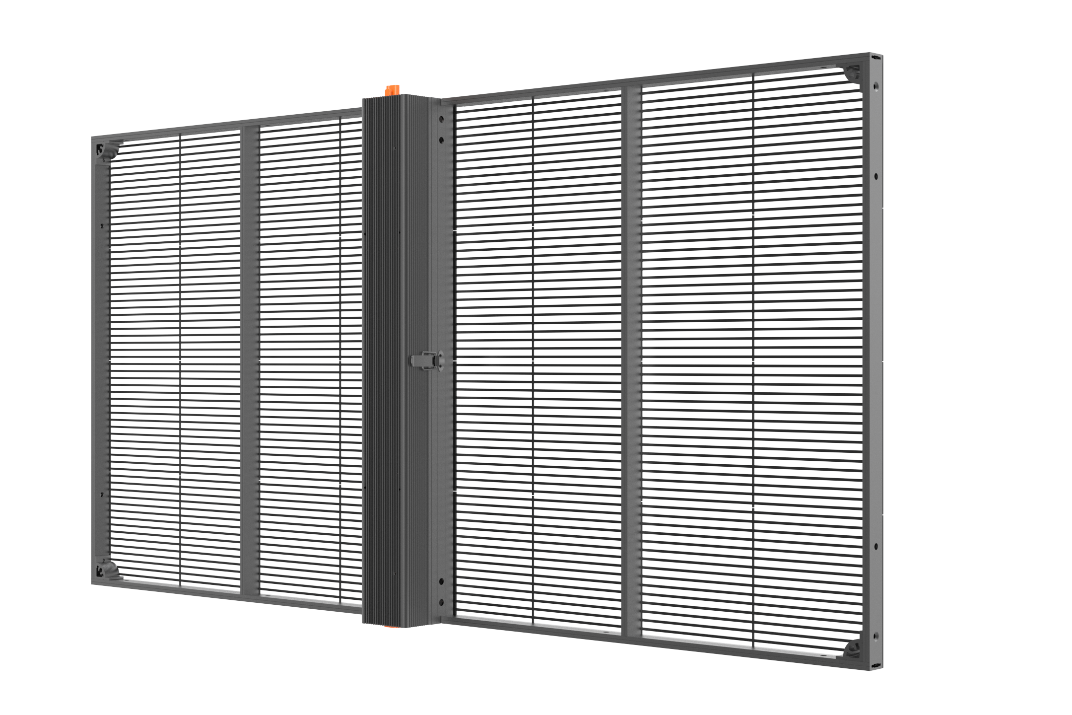 Arriere de l'écran transparent